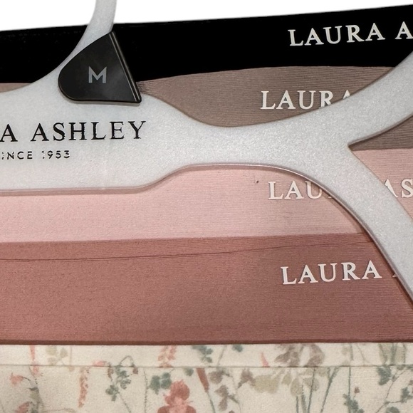 LAURA ASHLEY 5 Pack Super Soft Stretch Comfy No Show Panties Floral NWT Medium - Picture 4 of 14